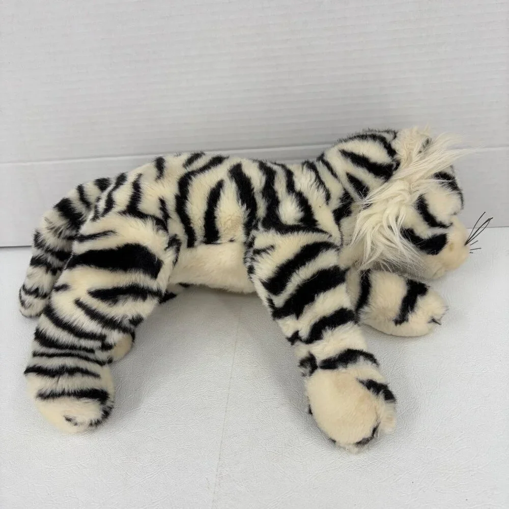 Ty Classic Streaks White Siberian Tiger Plush Stuffed‎ Animal Toy Vintage 2003